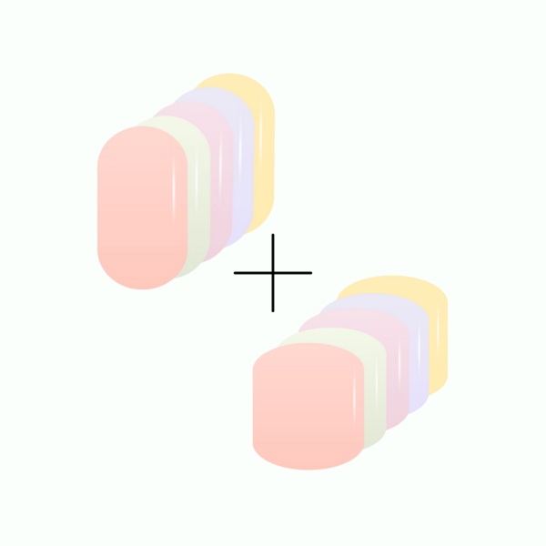 Pastel Palet mani + pedi set