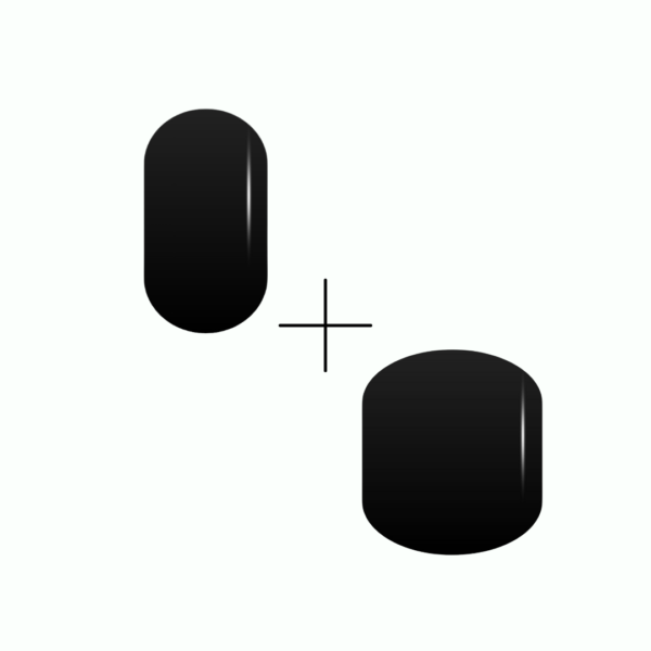 Black Beauty mani + pedi set