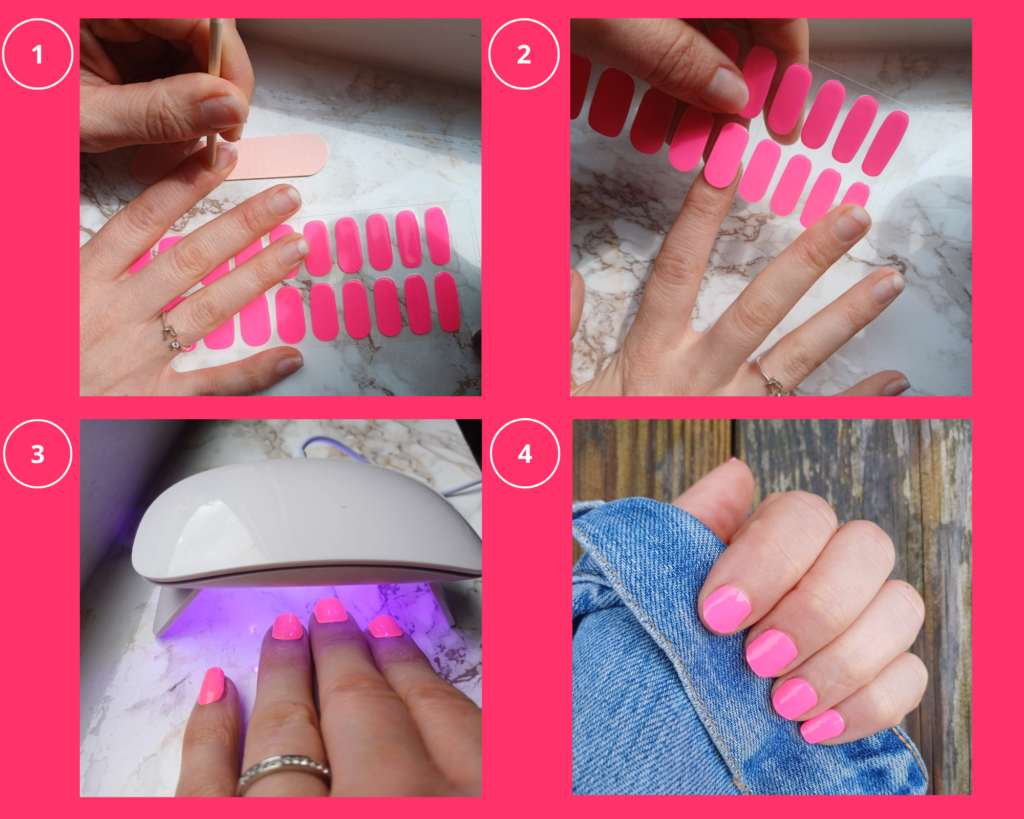 Aanbrengen van de gelnagel wraps!