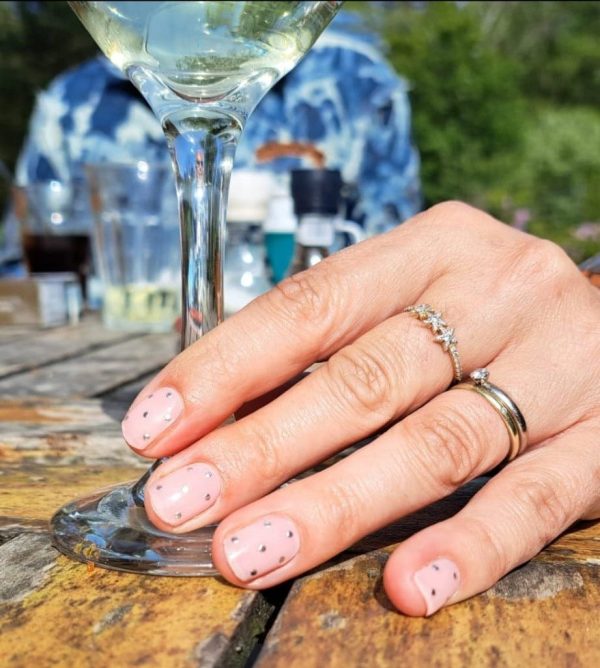 Pink Sparkle gelnagelsticker