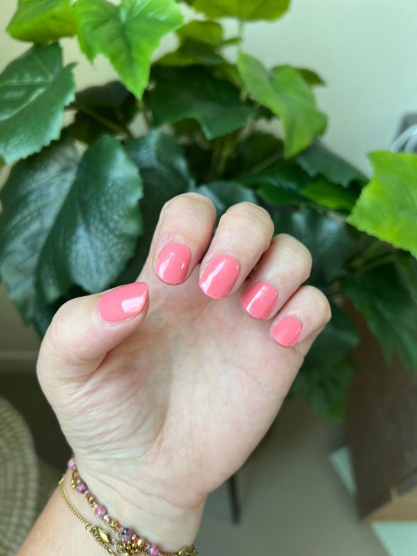Peach Pink gelnagelsticker