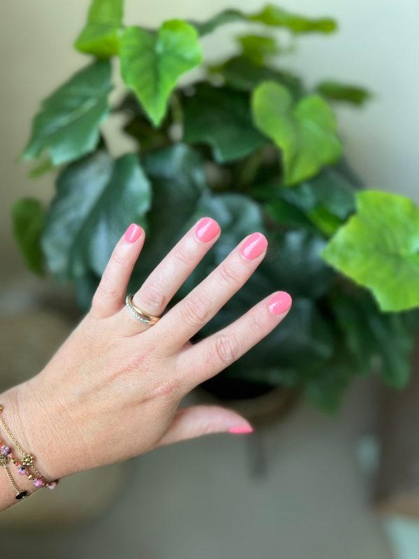 Peach Pink gelnagel sticker