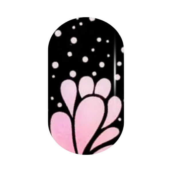 Black Butterfly gelnagelstickers