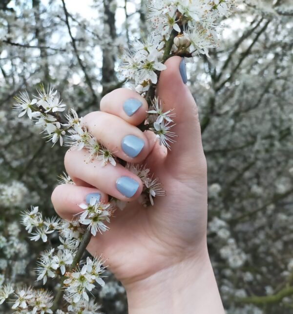 Cloudy days gel nagel wrap