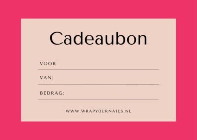 Cadeaubon van Wrap Your Nails