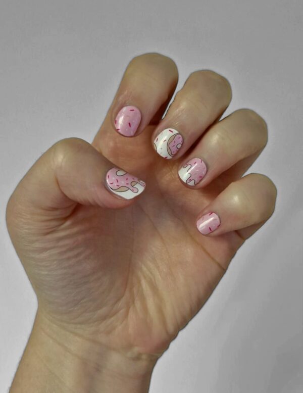 Donut worry pink gellac