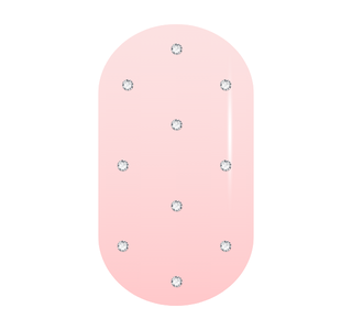 Pink Sparkle gel nail wraps